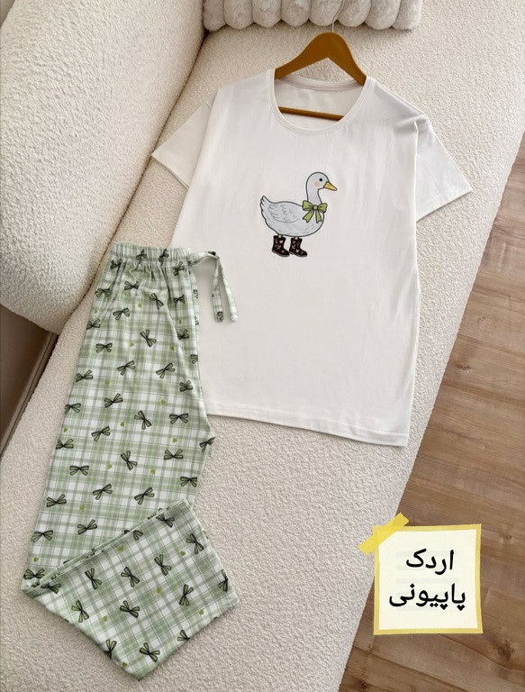 کد 232 ست تیشرت وشلوار طرحدار اعلا