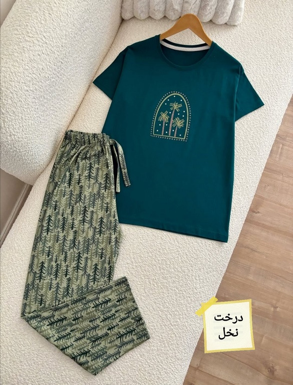 کد 232 ست تیشرت وشلوار طرحدار اعلا