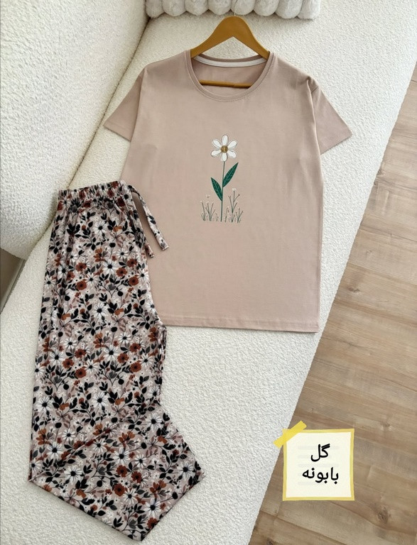 کد 232 ست تیشرت وشلوار طرحدار اعلا