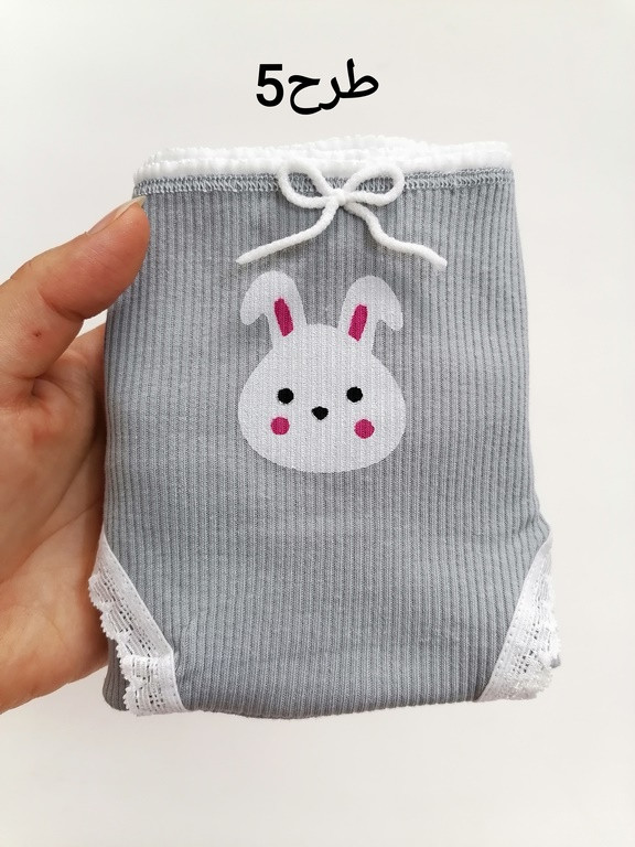 کد 240 شورت نخ پنبه فانتزی وارداتی عروسکی