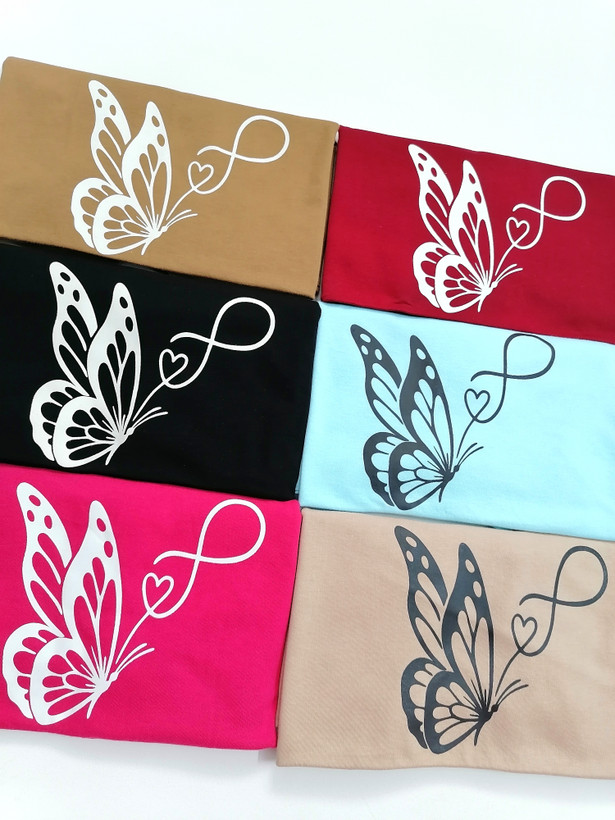کد252 تیشرت نخ وپنبه پروانه اعلا