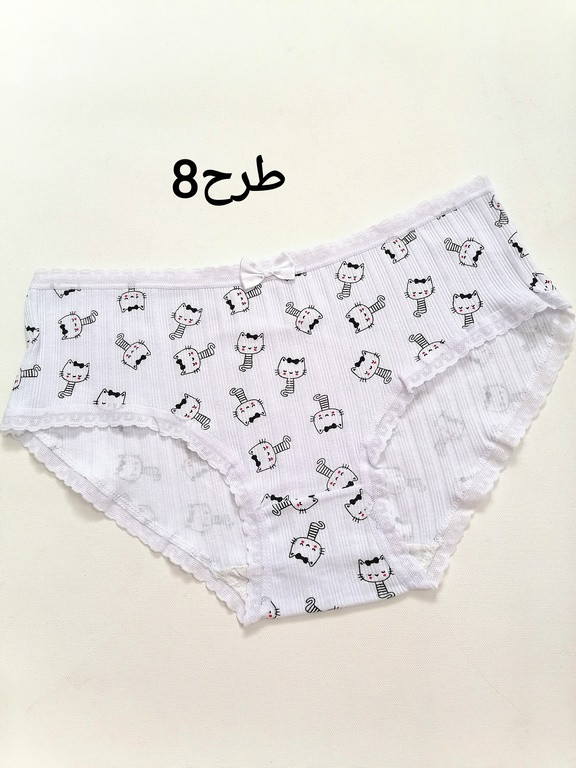 کد 264 شورت نخ پنبه عروسکی فانتزی وارداتی