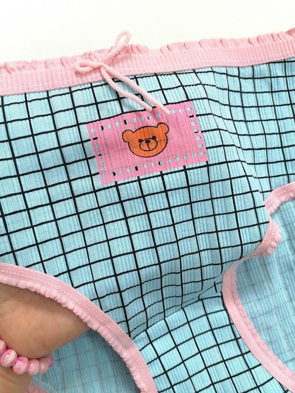کد265 شورت نخ پنبه کبریتی عروسکی فانتزی وارداتی