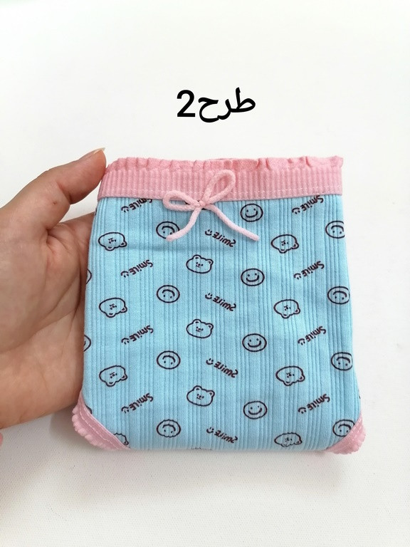 کد265 شورت نخ پنبه کبریتی عروسکی فانتزی وارداتی