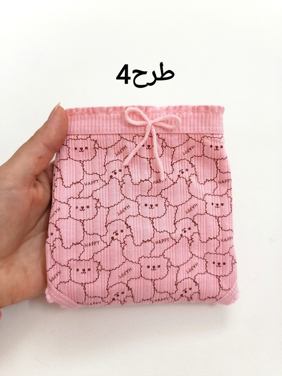 کد265 شورت نخ پنبه کبریتی عروسکی فانتزی وارداتی