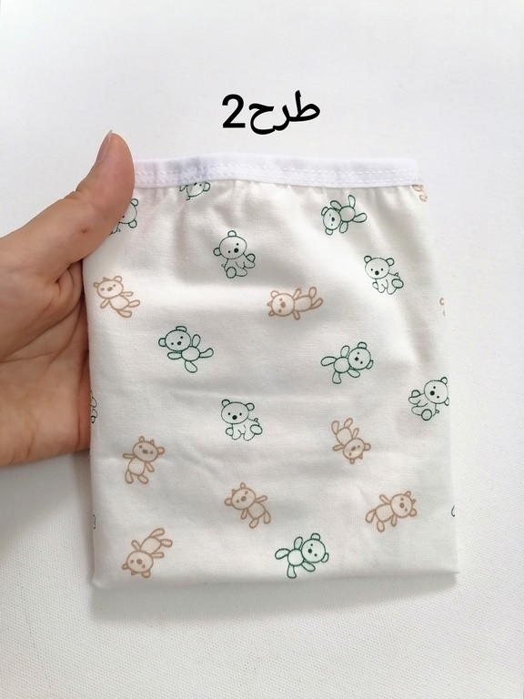 کد 266 شورت نخ پنبه فاق بلندطرحدار سایزکوچک