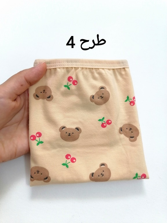 کد 267 شورت نخ پنبه فاق بلند طرحدار سایزمتوسط