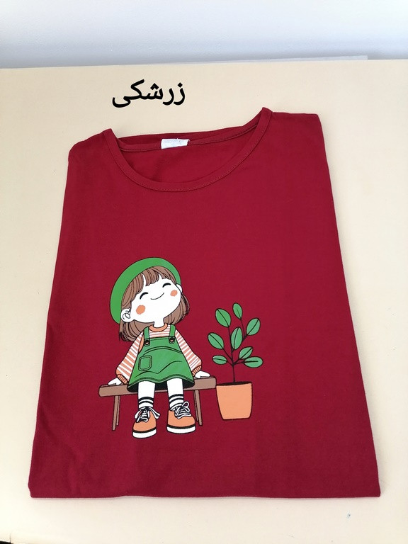 کد270 تیشرت لش ولانگ نخ پنبه دخترگلدونی اعلا